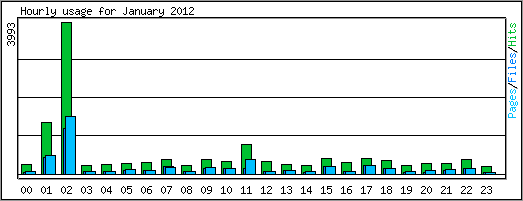 Hourly usage