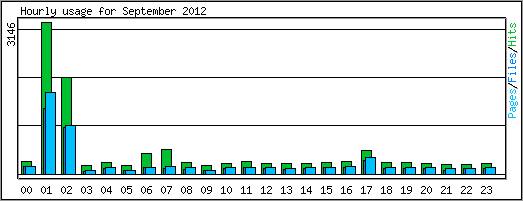 Hourly usage