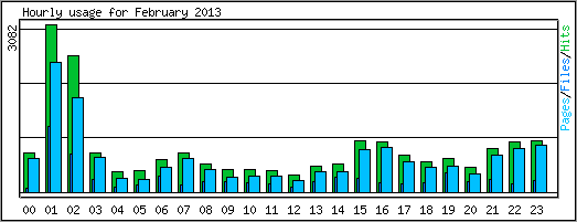 Hourly usage