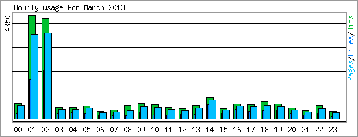 Hourly usage