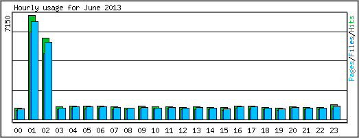 Hourly usage