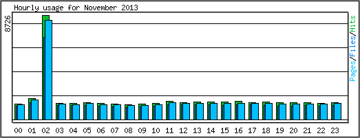 Hourly usage