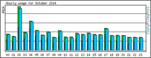 Hourly usage