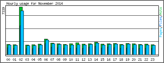Hourly usage