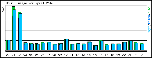 Hourly usage