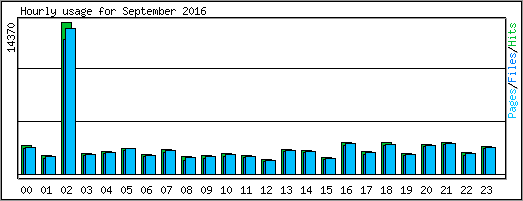 Hourly usage