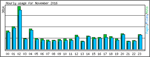 Hourly usage